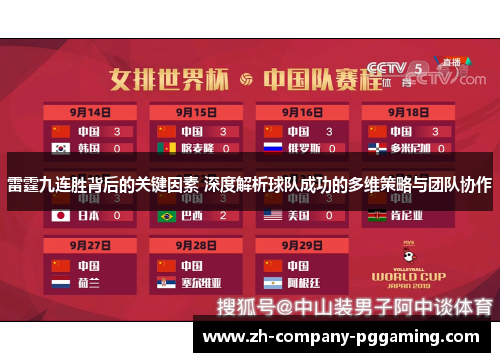 雷霆九连胜背后的关键因素 深度解析球队成功的多维策略与团队协作